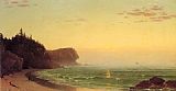 Alfred Thompson Bricher Canvas Paintings - Seascape Sunset